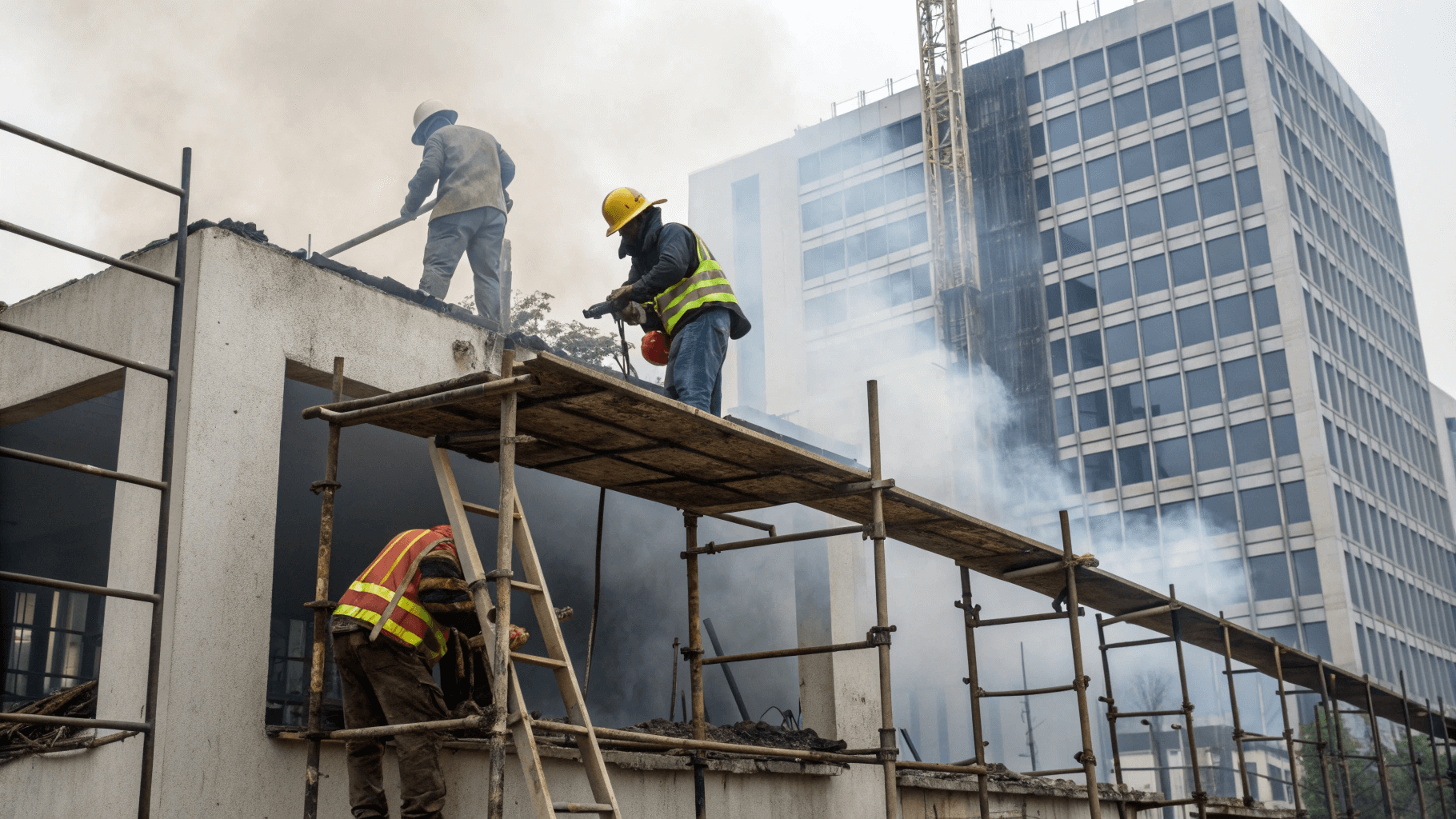 Восстановление конструкций после пожара: технологии профессионального ремонта поврежденных элементов